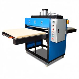 SUBLIMADORA DOBLE BANDEJA SEMI  AUTOMATICA DOS LADOS 100X80CM DE COMPRESOR DE AIRE