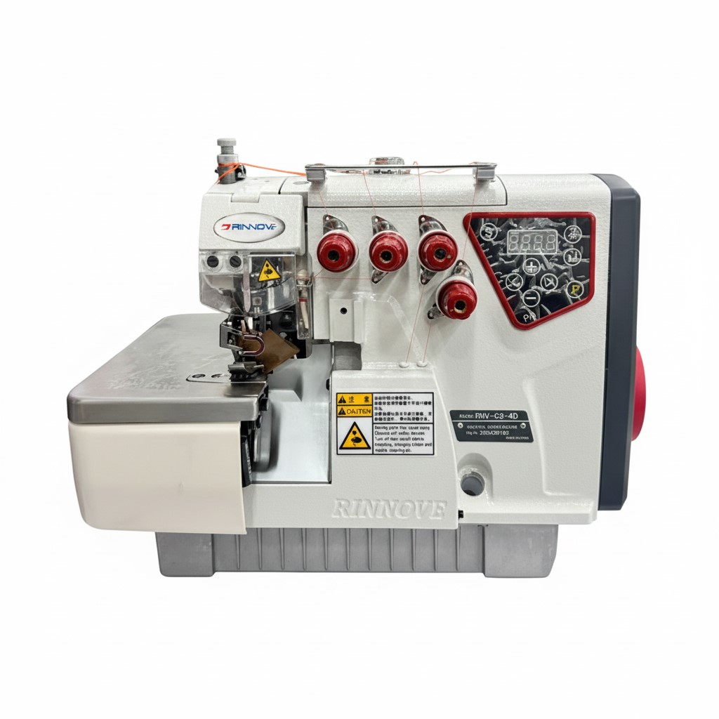 OVERLOCK 4 HILOS DIRECT DRIVE, POSICIÓN DE AGUJA AUTOMÁTICO, CONTROL DE VELOCIDAD DIGITAL, VELOCIDAD MÁXIMA 3500 PPM, LUZ LED. (COMPLETA)