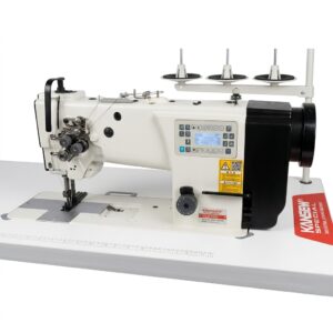 RECTA TRIPLE TRANSPORTE 2 AGUJAS MOTOR DIRECT DRIVE. (COMPLETA)